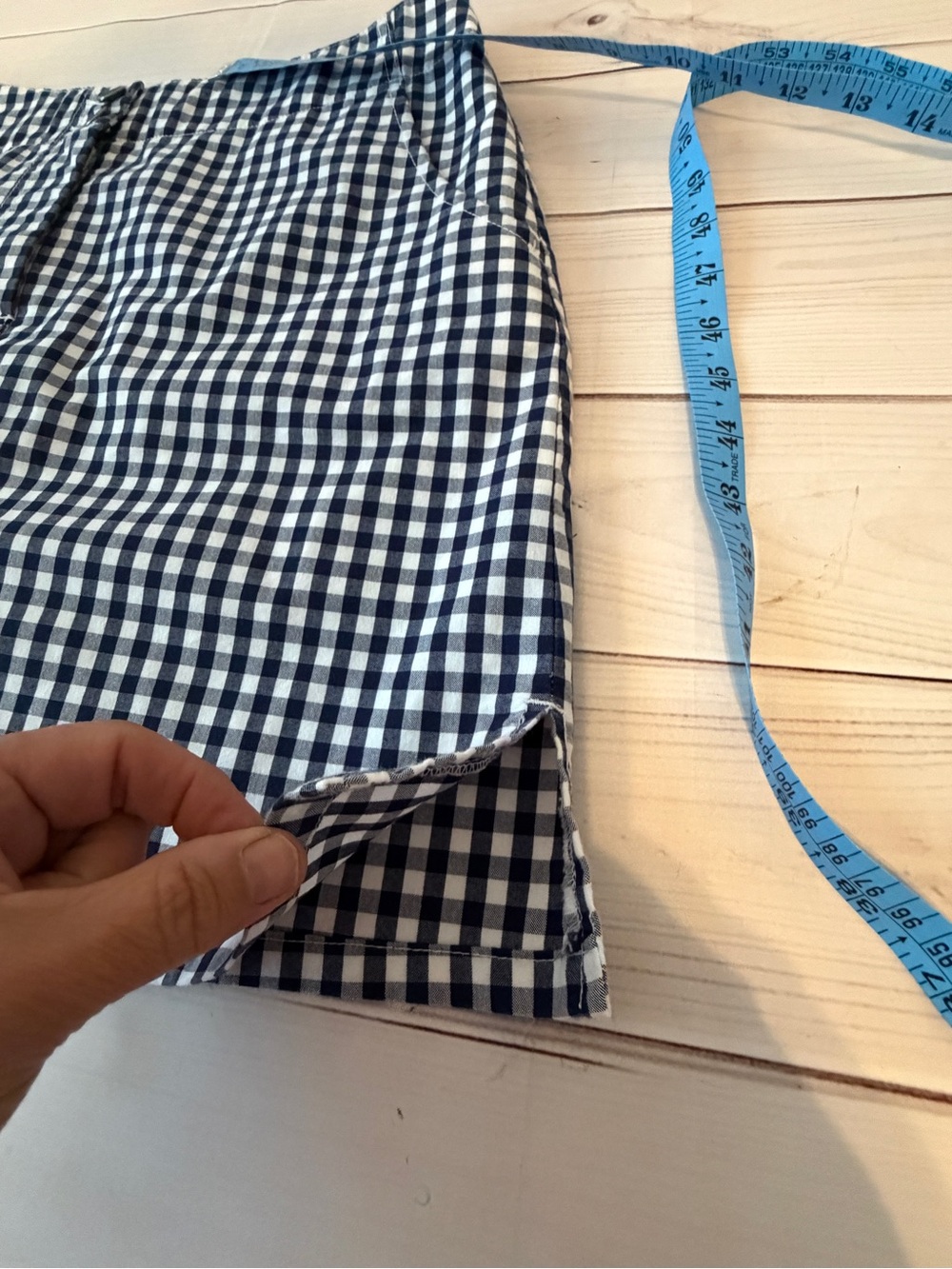 Kartel Navy & White Gingham Skort Size Medium| Perfect for Vacation| Casual - Picture 10 of 11